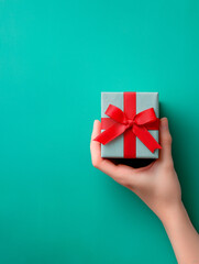 gift boxes on a uniform background