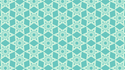 Geometric pattern with stars and hexagons.