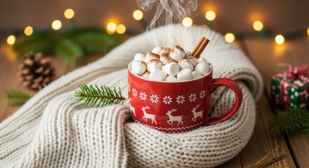 christmas cup of coffee