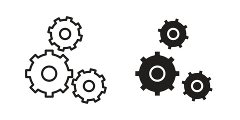 Technique icon template color editable. for graphic and web design.