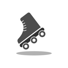 Roller Skates Icon Flat Graphic Design - vector Illustration