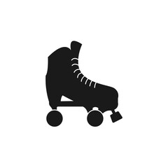 Roller Skates Icon Flat Graphic Design - vector Illustration