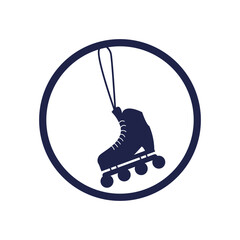 Roller Skates Icon Flat Graphic Design - vector Illustration