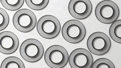 Elegant geometric pattern with concentric circles for modern design projects and sophisticated backgrounds