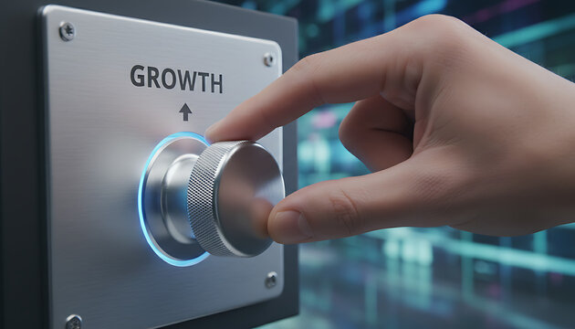 Turning the growth dial up for business success and revenue increase strategy
