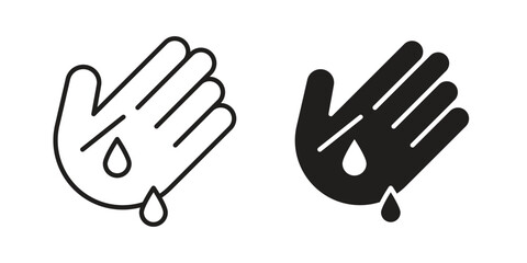 Fototapeta premium Wound icon template color editable. for graphic and web design.