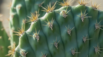 Intricate Cactus Patterns: Nature's Geometric Beauty