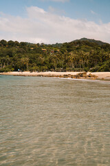 Tropical beach with crystal water