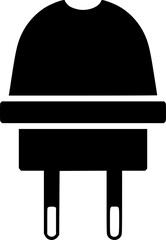 Charger Plug Silhouette Illustration