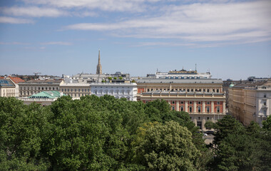 View of Vienna from the Karlskirche