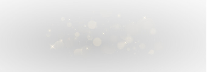 Fototapeta premium Abstract Bright Golden Light with Magical Sparkles, Glitter Dust and Shiny Bokeh Effect