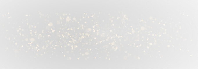 Bright Golden Light Effect with Magical Stardust, Glittering Dust, Twinkling Stars and Elegant Holiday Glow