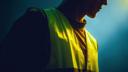 An image of a person wearing a safety vest