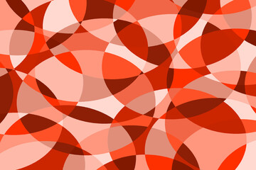 ランダムに重なる円のモザイク 1-17