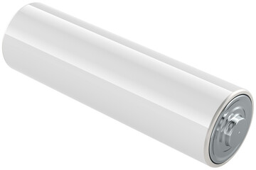 Rechargeable AA Battery mockup, transparent background