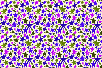 星のシームレスパターン 1-9