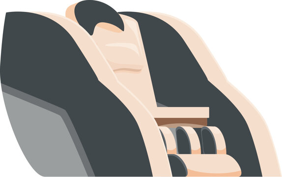 Comfortable massage chair promoting relaxation and well being