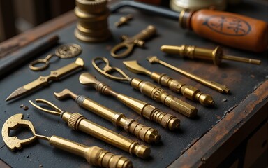Objects: Goldsmithing tools. High quality