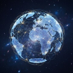 Global Network Connections: Digital Earth in Space
