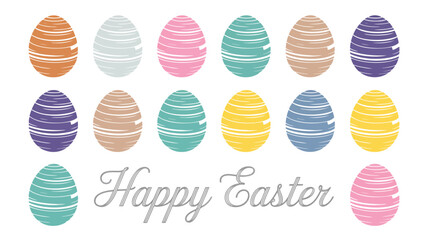 Fototapeta premium A repeating grid of eggs with a sophisticated metallic finish presented in a clean modern design