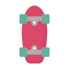 Skateboard Vector icon which can easily modify or edit