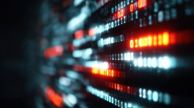 Binary code background