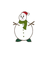 snowman christmas 