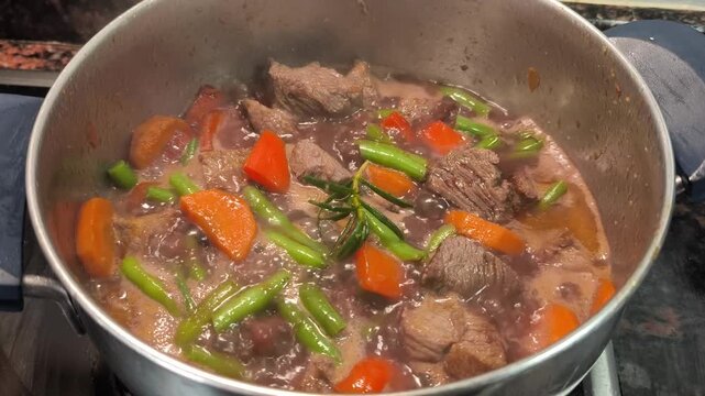 Beef stew with vegetables