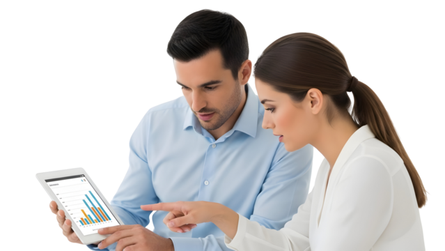 Analyzing Business Data Teamwork with Digital Charts and Analytics