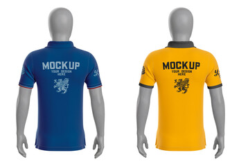 Polo Shirt Back Mockup
