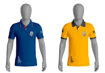 Polo Shirt Front Mockup