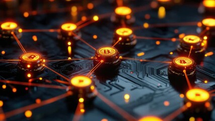 Video A detailed view of a group of LEDs on a computer board, often used in technical or educational settings