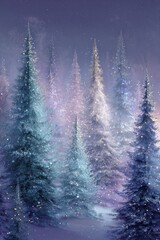 christmas magical winter artwork warm and cozy holiday