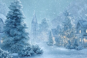 christmas magical winter artwork warm and cozy holiday
