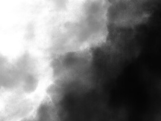 移り変わりの早い雲行きの漫画素材