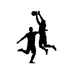 basketball player silhouette