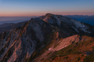 日本の山岳風景