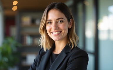 Portrait of female entrepreneur. High quality