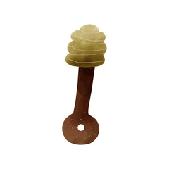 Watercolor kids toy PNG featuring soft, hand-painted textures. Perfect for nursery designs, baby products, posters, stickers, and playful aesthetic illustrations.