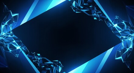 Blue minimalist abstract gradient background