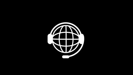 A globe network icon highlighting interconnected digital systems that enable seamless global communication, data exchange, and technical integration - Powered by Adobe