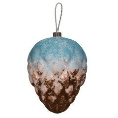 Christmas ornament fruit decoration with festive elegant design