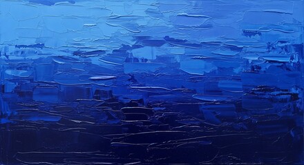 Blue minimalist abstract gradient background