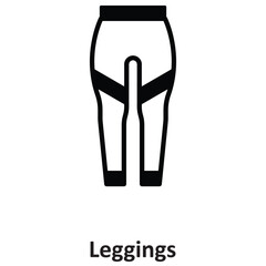 Leggings Vector icon which can easily modify or edit