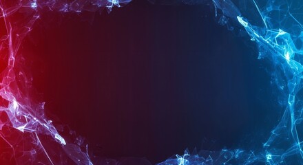 Blue and red minimalist abstract gradient background