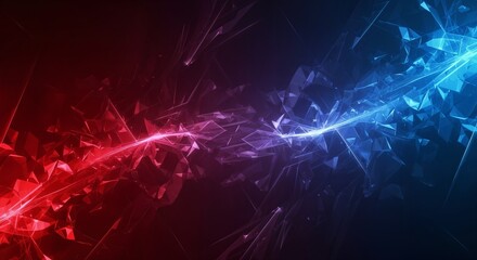 Blue and red minimalist abstract gradient background