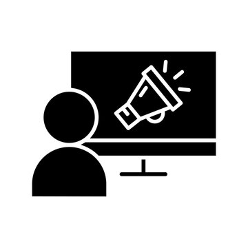 Advertising  icon vector. Ads illustration sign. commercial symbol. marketing Logo. promotion web icon.