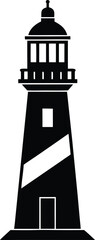 Lighthouse Silhouette Icon

