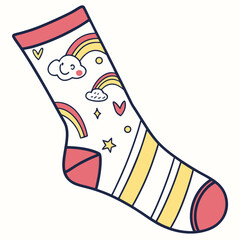 illustration of a christmas sock