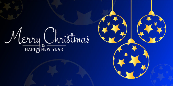 Red and gold with circle glitter balls Christmas background - Horizontal banner vector, headers for website. vector ilustration eps 10